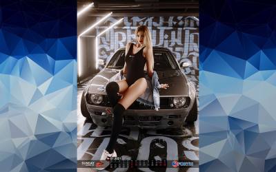 Жаркий календарь-2021: белорусские девушки и  машины