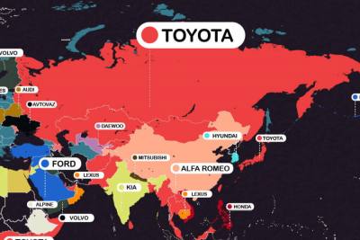 Toyota опередила BMW в качестве самого популярного бренда в поисковиках