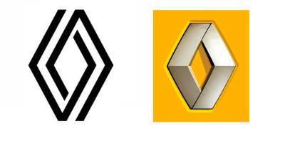 Новый логотип Renault: плоский вместо 3D