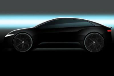 Volkswagen первое изображение будущего флагманского электроседана