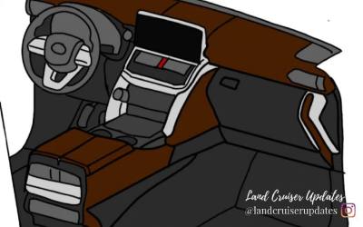 Land Cruiser 300: первые изображения интерьера