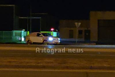 Светодиодную оптику Lada Vesta FL впервые сфотографировали ночью